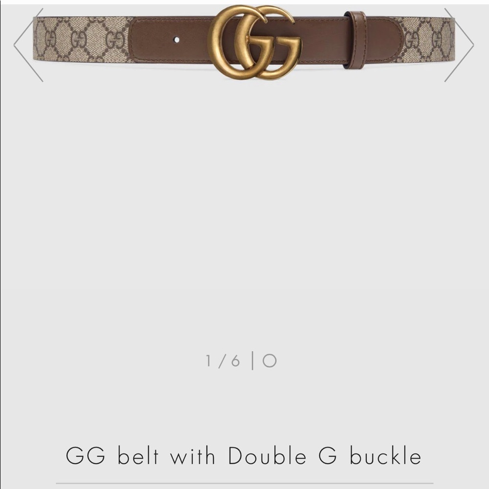 Women brown Gucci belt - Picture 5 of 7